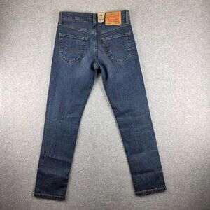 Levis 511 Jeans Mens 28x30 Blue Slim Skinny Denim Stretch Medium Wash Casual
